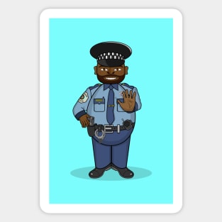 Eggy Police Officer Sticker